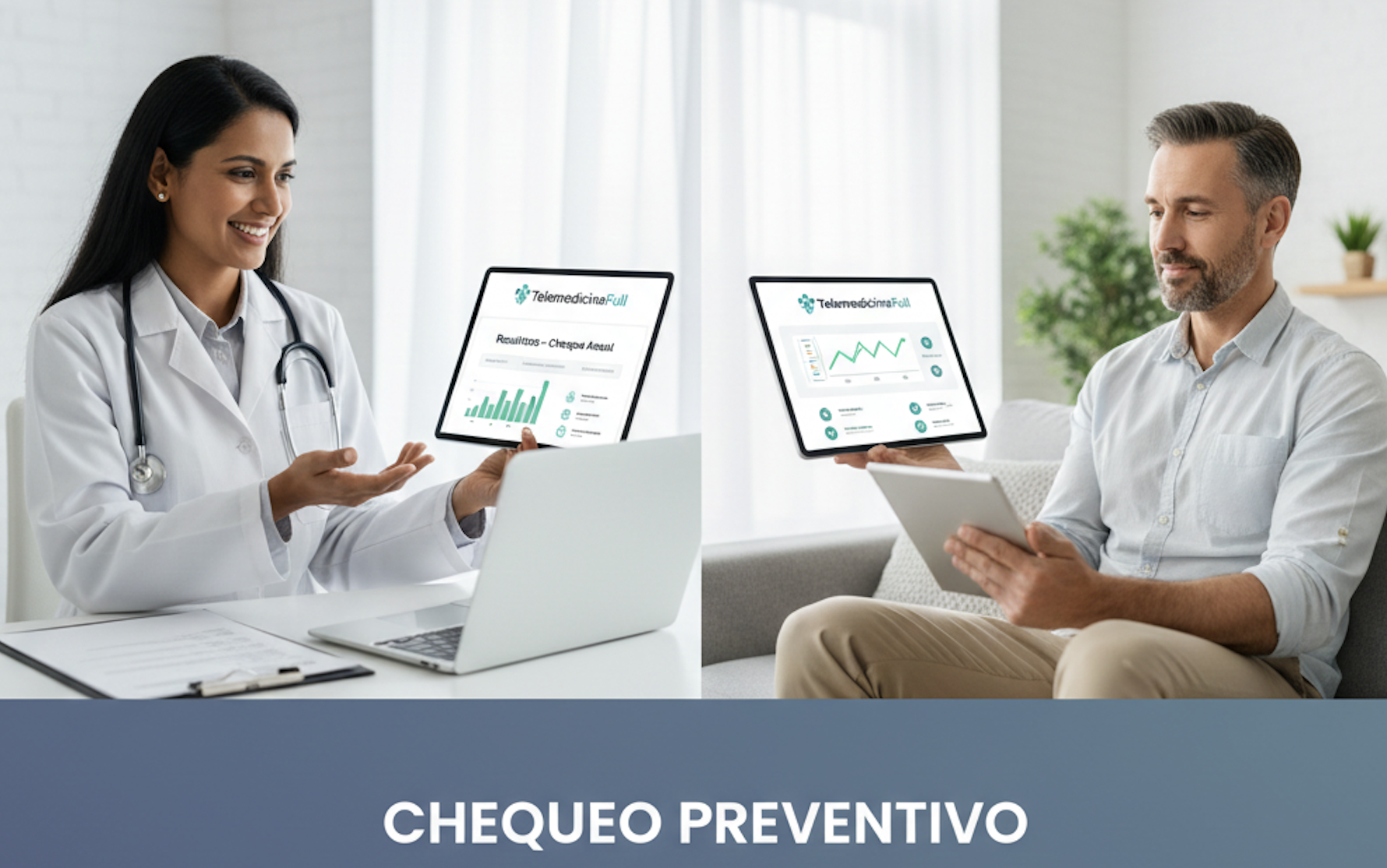 Dr. Ricardo Luis Ávila Tallaferro (SIS 637898), especialista en Salud Pública realizando Chequeo Médico Preventivo EMPA en TelemedicinaFull.